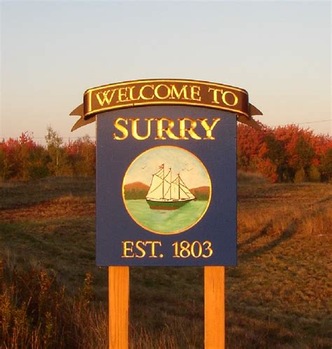 TOWN OF SURRY, ME.